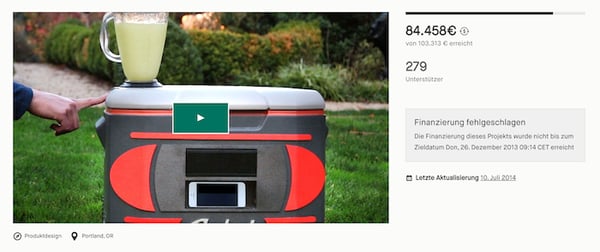 crowdfunding a startup: a cooler that wasn' t so cool