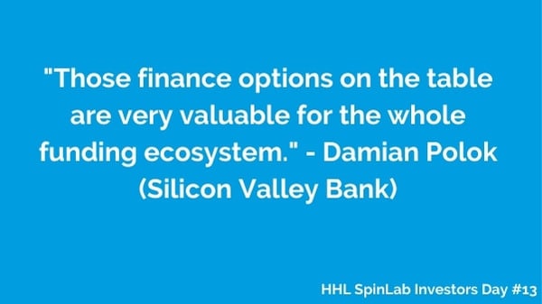 HHL SpinLab Investors Day VC Alternatives Quote Damian Polok (Silicon Valley Bank)