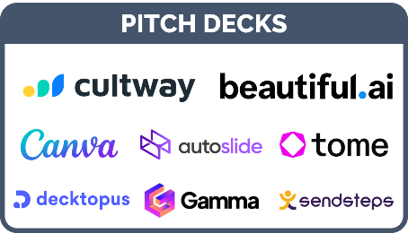 Pitch decks AI tools