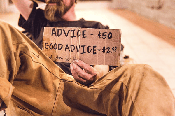 Startup Advice: Only take the advice that helps you grow!